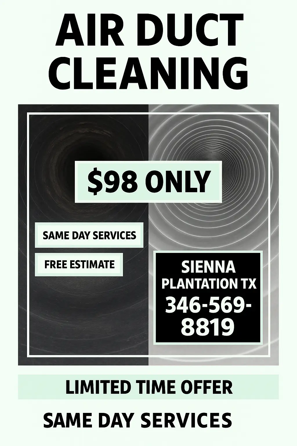 Air Duct Vent Cleaning Sienna Plantation TX Coupon